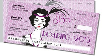 Roaring Twenties Side Tear Personalized Checks