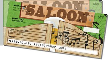 Wild West Side Tear Personalized Checks