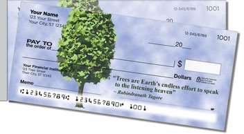 Arbor Day Quote Side Tear Checks