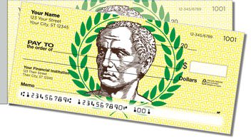 Roman Empire Side Tear Personalized Checks