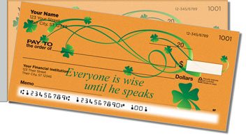 Irish Proverb Side Tear Checks