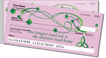 Irish Proverb Side Tear Personalized Checks