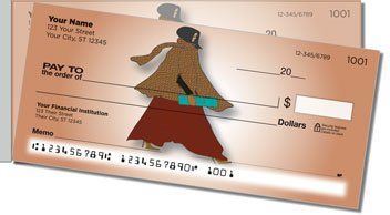 Fashion Model Side Tear Personalized Checks