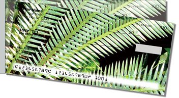 Palm Branch Side Tear Personalized Checks