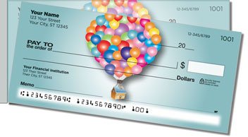 Balloon Ride Side Tear Personalized Checks