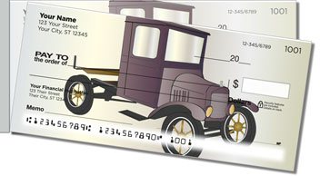 Vintage Truck Side Tear Personalized Checks