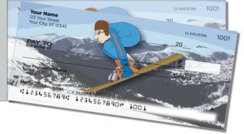 Ski Jumper Side Tear Personalized Checks