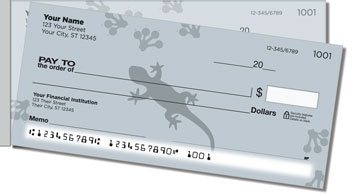 Paw Print Side Tear Personalized Checks