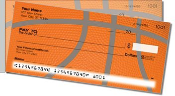 Classic Basketball Side Tear Personalized Checks