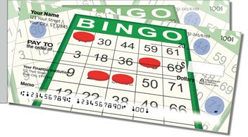 Bingo Side Tear Personalized Checks