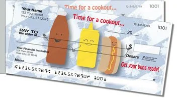 Cookout Side Tear Personalized Checks