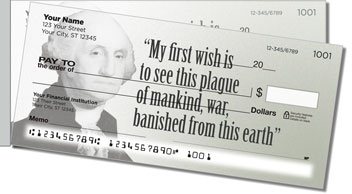 George Washington Side Tear Personalized Checks