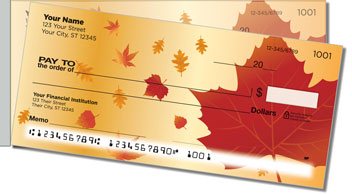 Changing Seasons Side Tear Personalized Checks