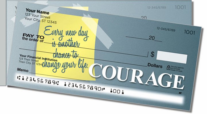 Notes and Quotes Side Tear Personal Checks