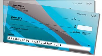 Gray Swoosh Side Tear Checks