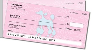 Pink Poodle Side Tear Checks