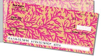 Reef Print Side Tear Personalized Checks