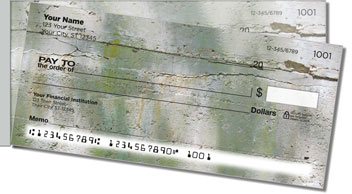 Rock Texture Side Tear Personalized Checks