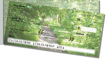 Nature Quotation Side Tear Checks