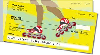 Inline Skating Side Tear Personalized Checks