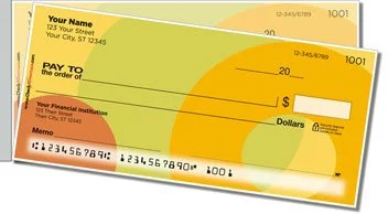 Circle Craze Side Tear Personalized Checks