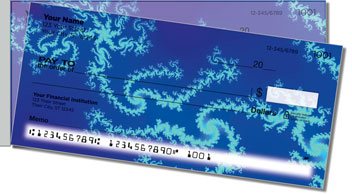 Fractal Side Tear Personalized Checks