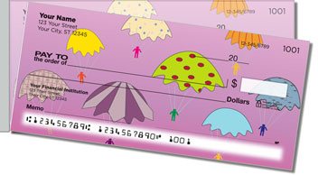 Skydiving Side Tear Personalized Checks