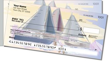 Boating Side Tear Personalized Checks