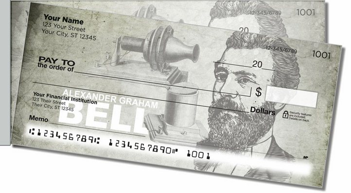 Great Inventors Side Tear Personal Checks