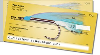 Fly Fishing Side Tear Personalized Checks