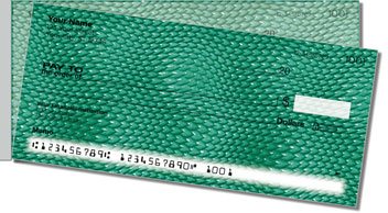 Snakeskin Side Tear Personalized Checks
