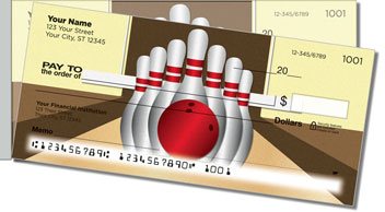 Bowling Alley Side Tear Personalized Checks