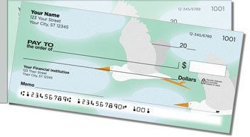 Heron Side Tear Personalized Checks