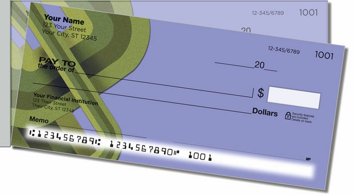 Retro Line Side Tear Personal Checks