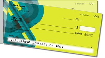 Retro Line Side Tear Personalized Checks