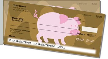 Farm Animal Side Tear Personalized Checks