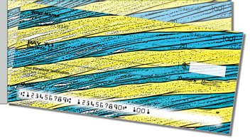 Licorice Rainbow Side Tear Checks