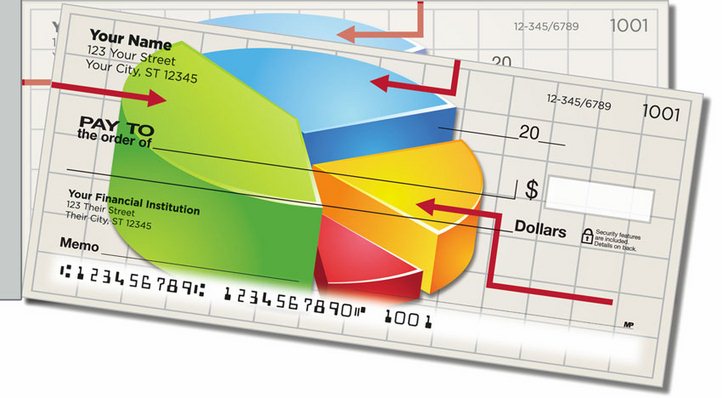Business Chart Side Tear Personal Checks