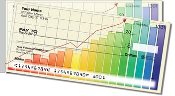 Business Chart Side Tear Checks