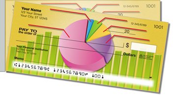 Business Chart Side Tear Personalized Checks