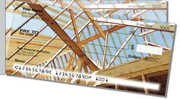 Home Construction Side Tear Personalized Checks