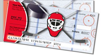 Red and Black Hockey Side Tear Checks