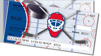 Red and Blue Hockey Side Tear Checks