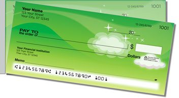 Starry Sky Side Tear Personalized Checks