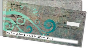 Grungy Scroll Side Tear Checks
