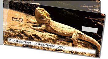 Reptile Side Tear Personalized Checks