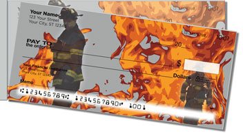 Fire Department Side Tear Personalized Checks