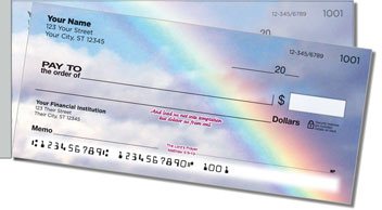 Lords Prayer Side Tear Personalized Checks