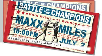 Vintage Boxing Side Tear Checks