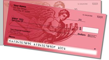 Classic Angel Side Tear Personalized Checks